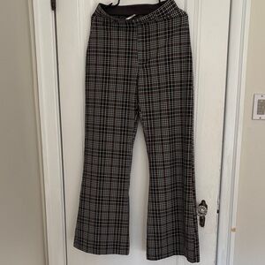 Free People Plaid Trousers